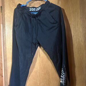Used Nike Black Sweats Womens Small Drawstring